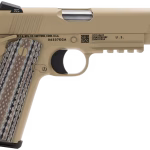 Colt M45A1 CQBP Marine .45 ACP Desert Tan Pistol Side View